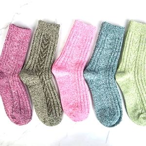 COPY - 5pack quality socks 🧦 wool blend cute sock